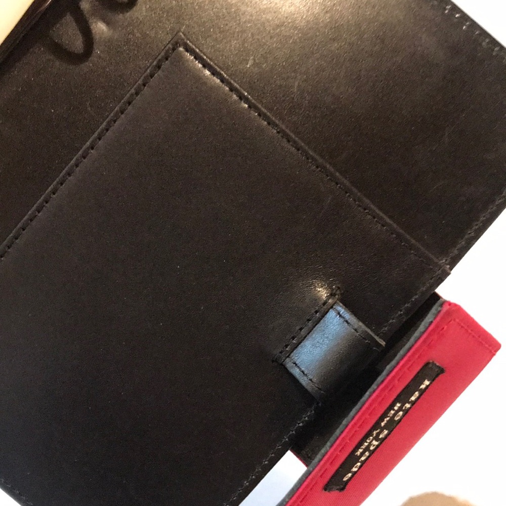 RARE Vintage Kate Spade Red Nylon Agenda Personal Planner Mini Binder - Picture 11 of 11